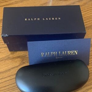 Polo Ralph Lauren Black Glasses Hard Case with Box